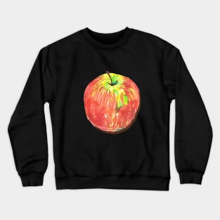 Hand Drawn Golden Apple Crewneck Sweatshirt